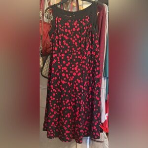 Black and Red Polka Dot Dress